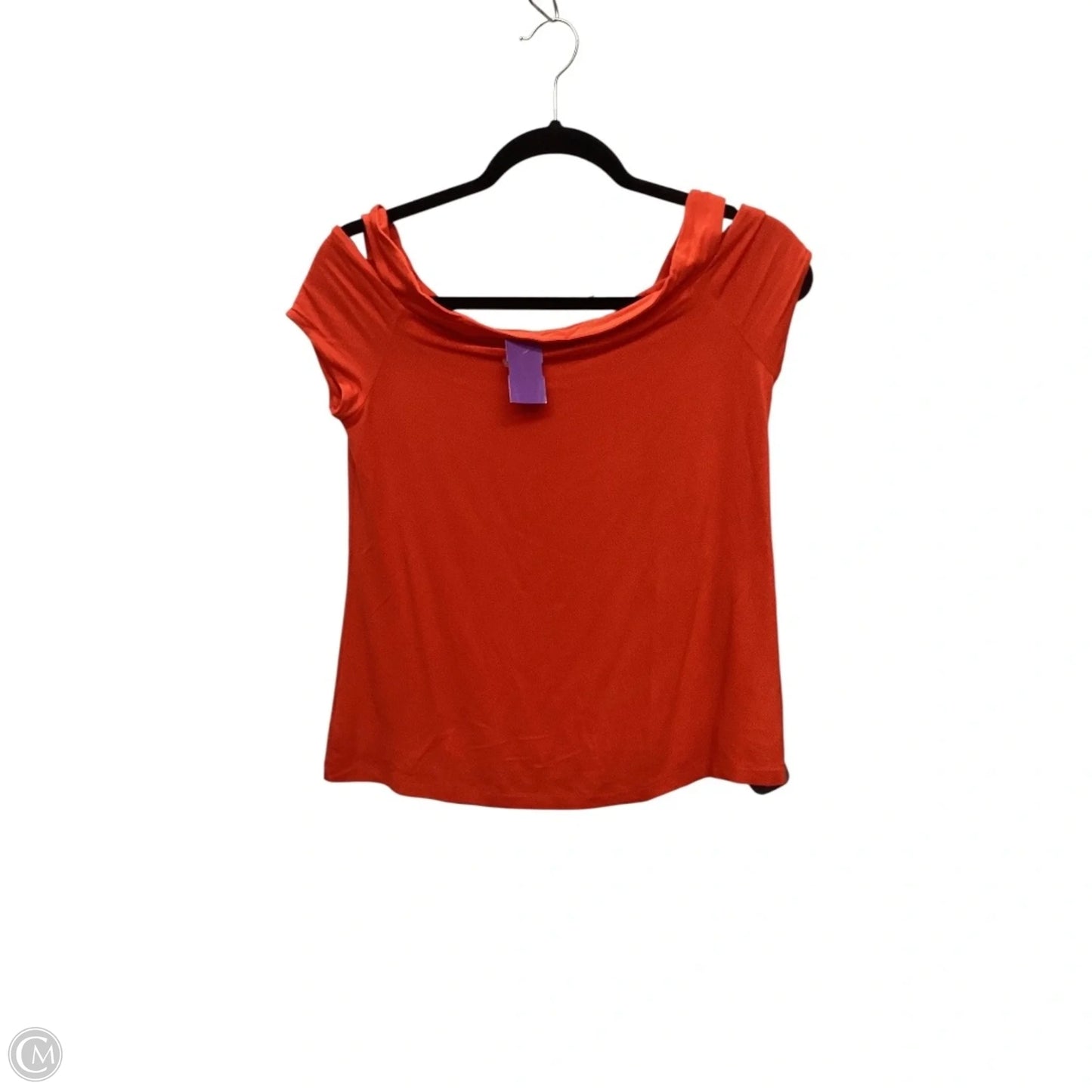 Top Short Sleeve By Naked Zebra In Orange, Size: S
