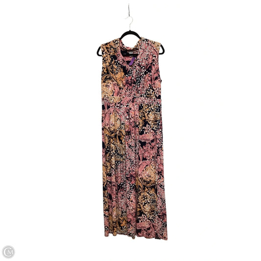 Dress Casual Maxi By Chicos In Multi-colored, Size: L