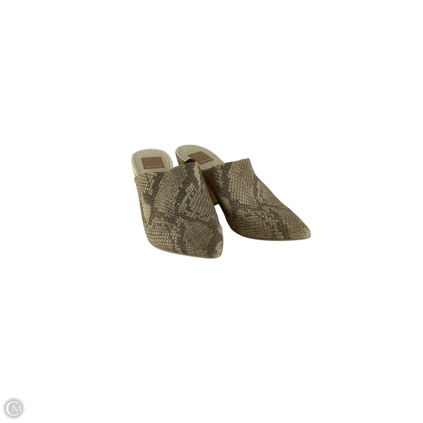 Shoes Heels Block By Dolce Vita In Snakeskin Print, Size: 7.5
