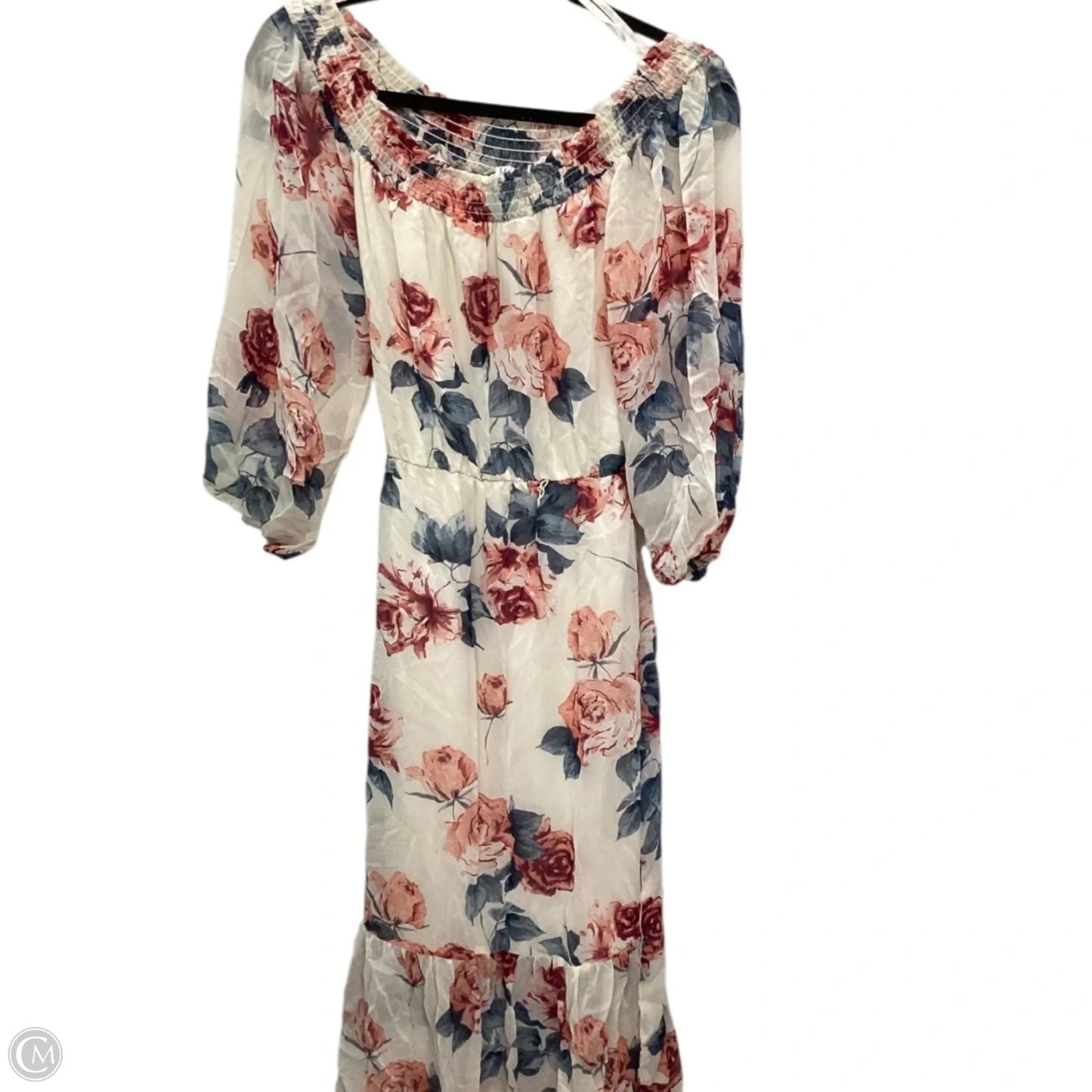 Dress Casual Maxi By Luxology In Floral Print, Size: S
