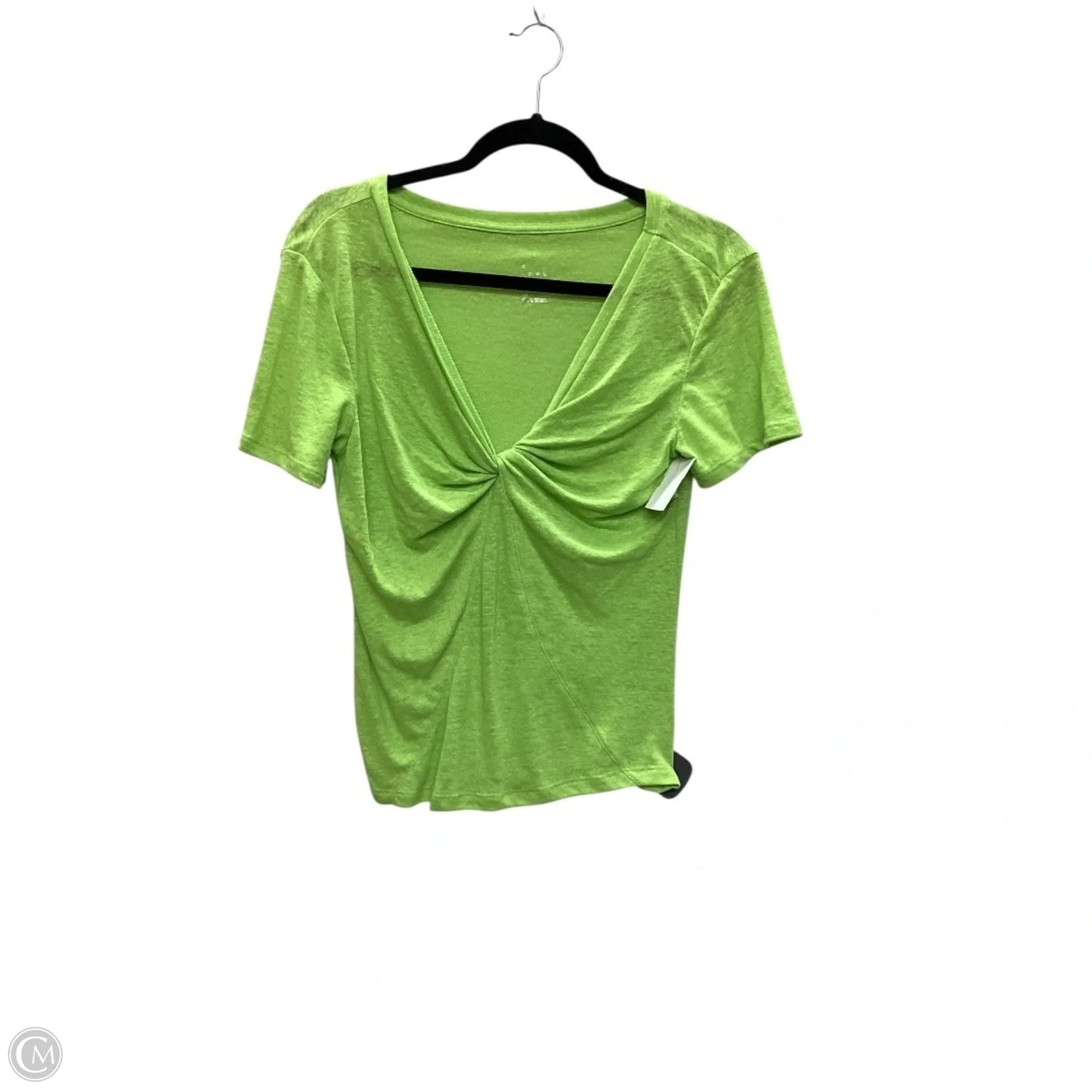 Top Short Sleeve Basic By A New Day In Green, Size: S