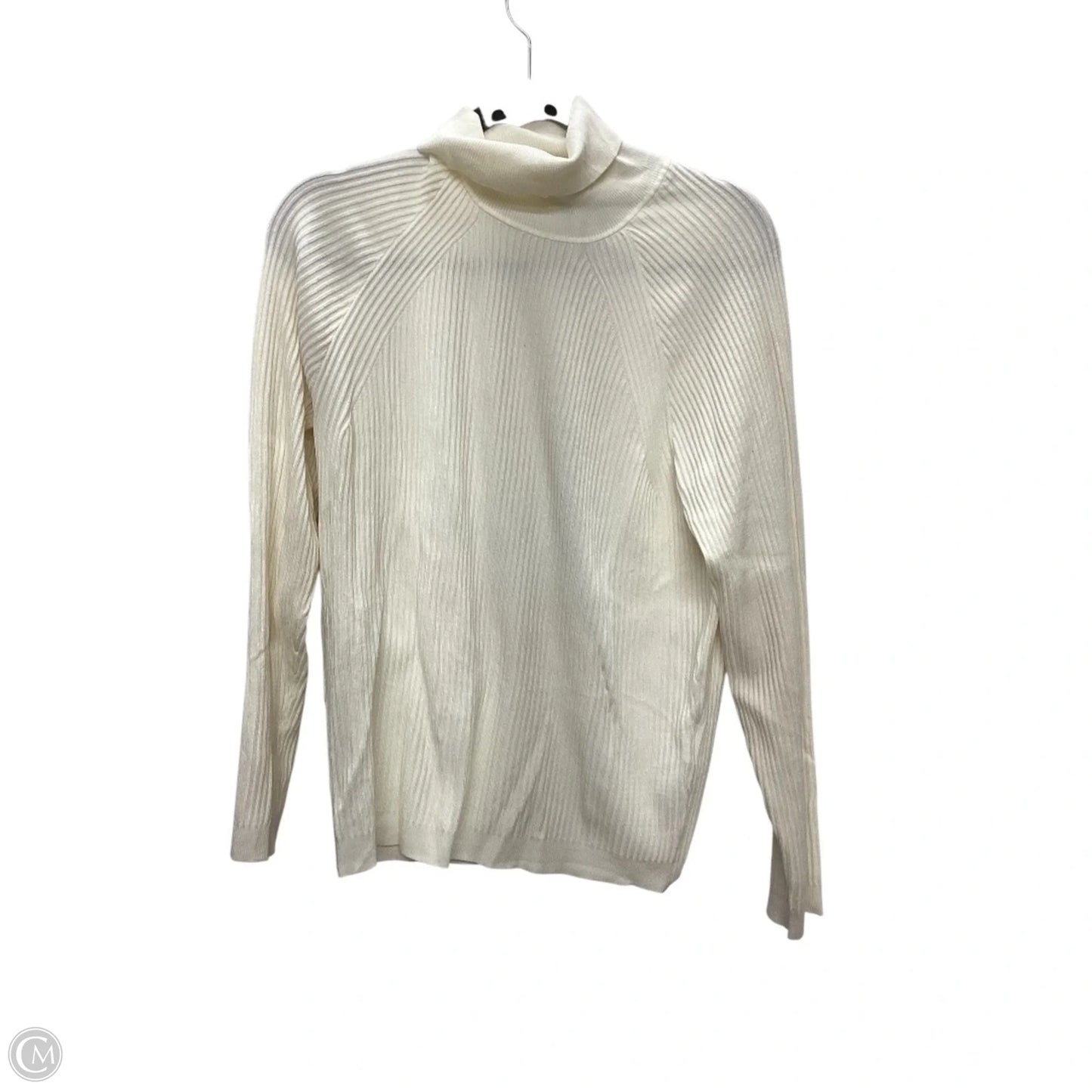 Top Long Sleeve By Clothes Mentor In Cream, Size: Xl