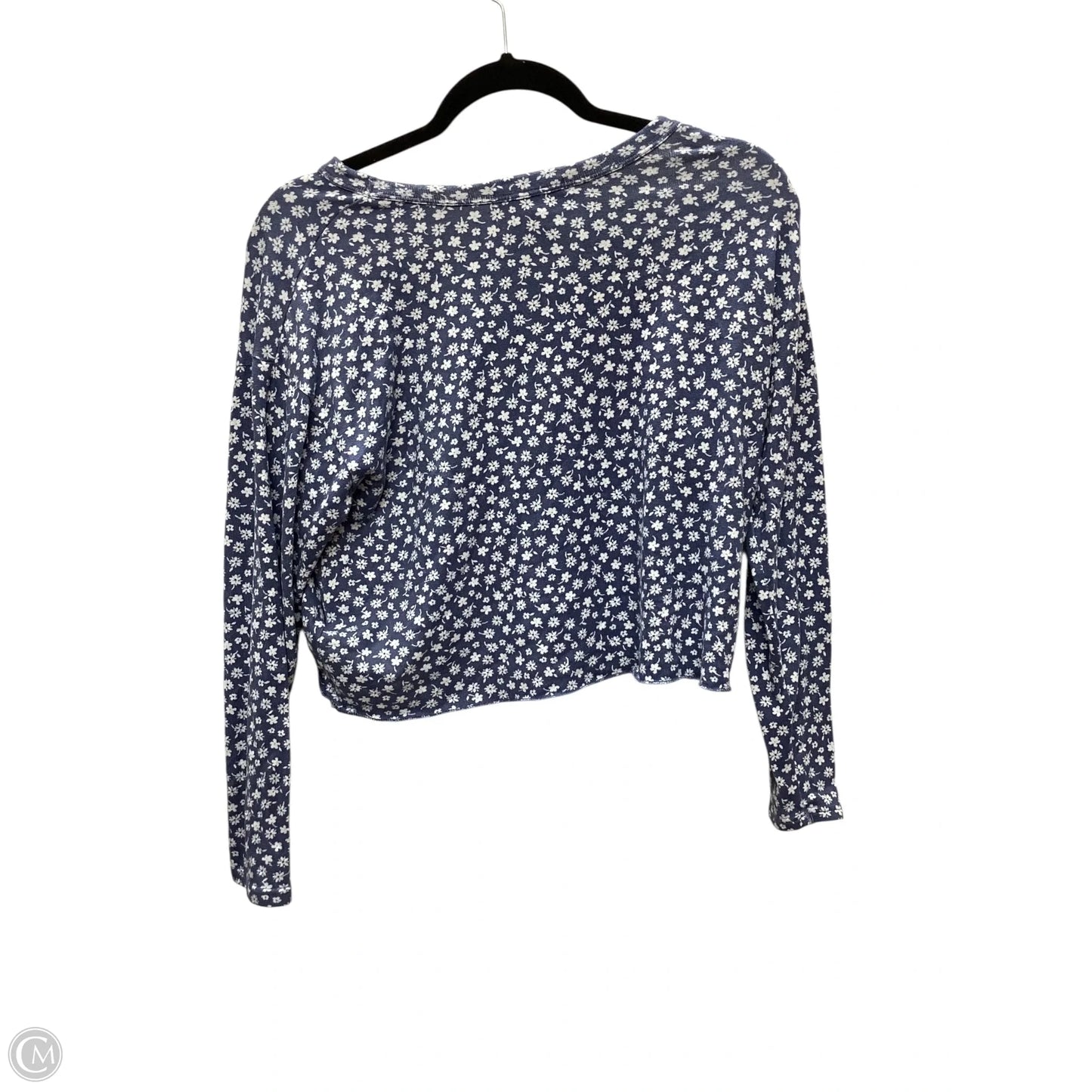 Top Long Sleeve By Clothes Mentor In Blue, Size: S
