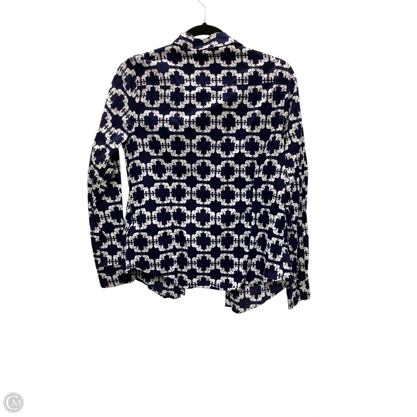 Top Long Sleeve By Crown And Ivy In Blue, Size: S