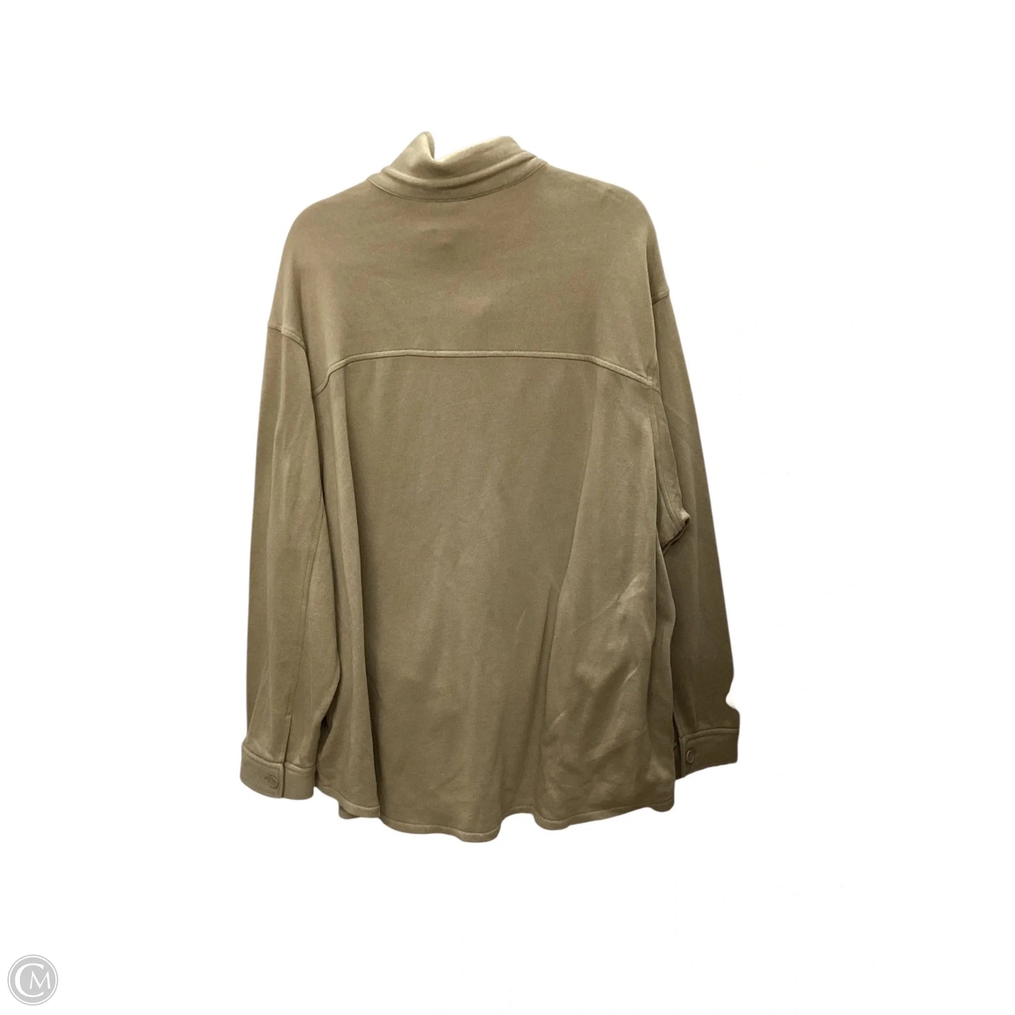 Jacket Shirt By Old Navy In Tan, Size: Xxl