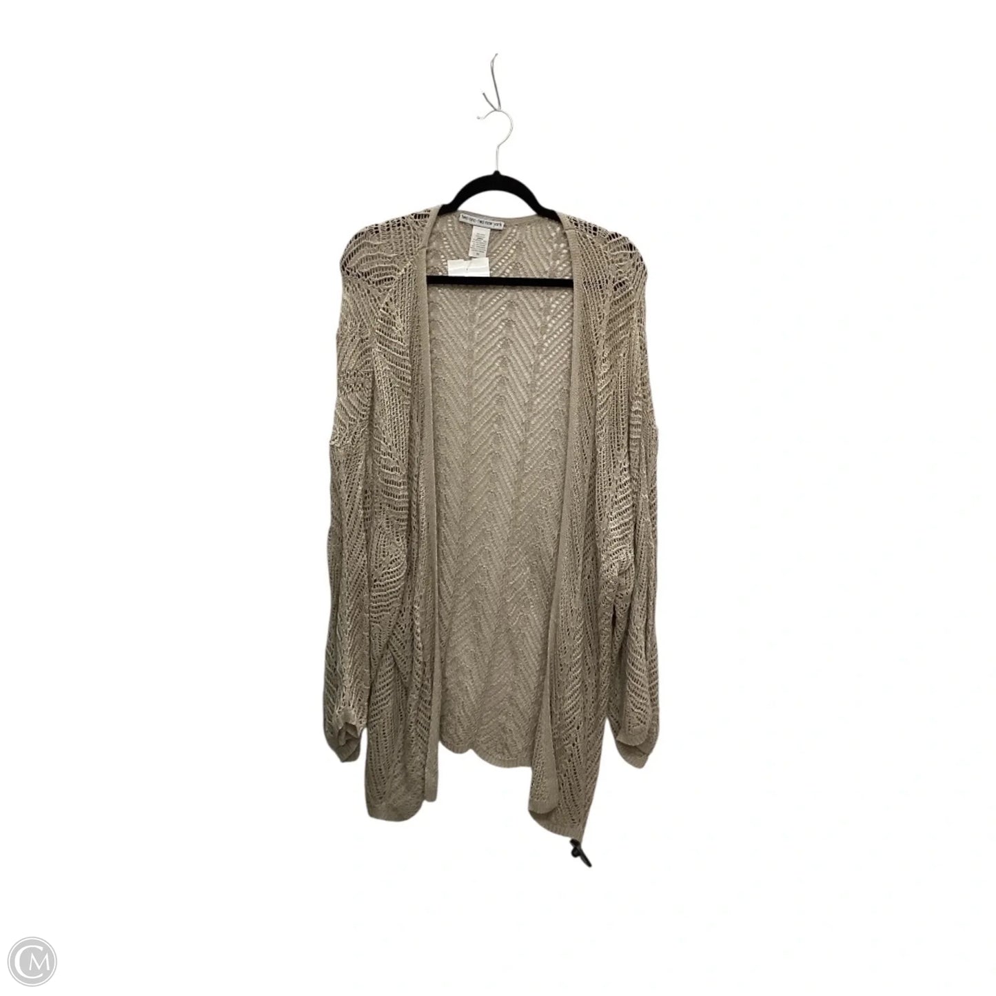 Kimono By Clothes Mentor In Tan, Size: 2x