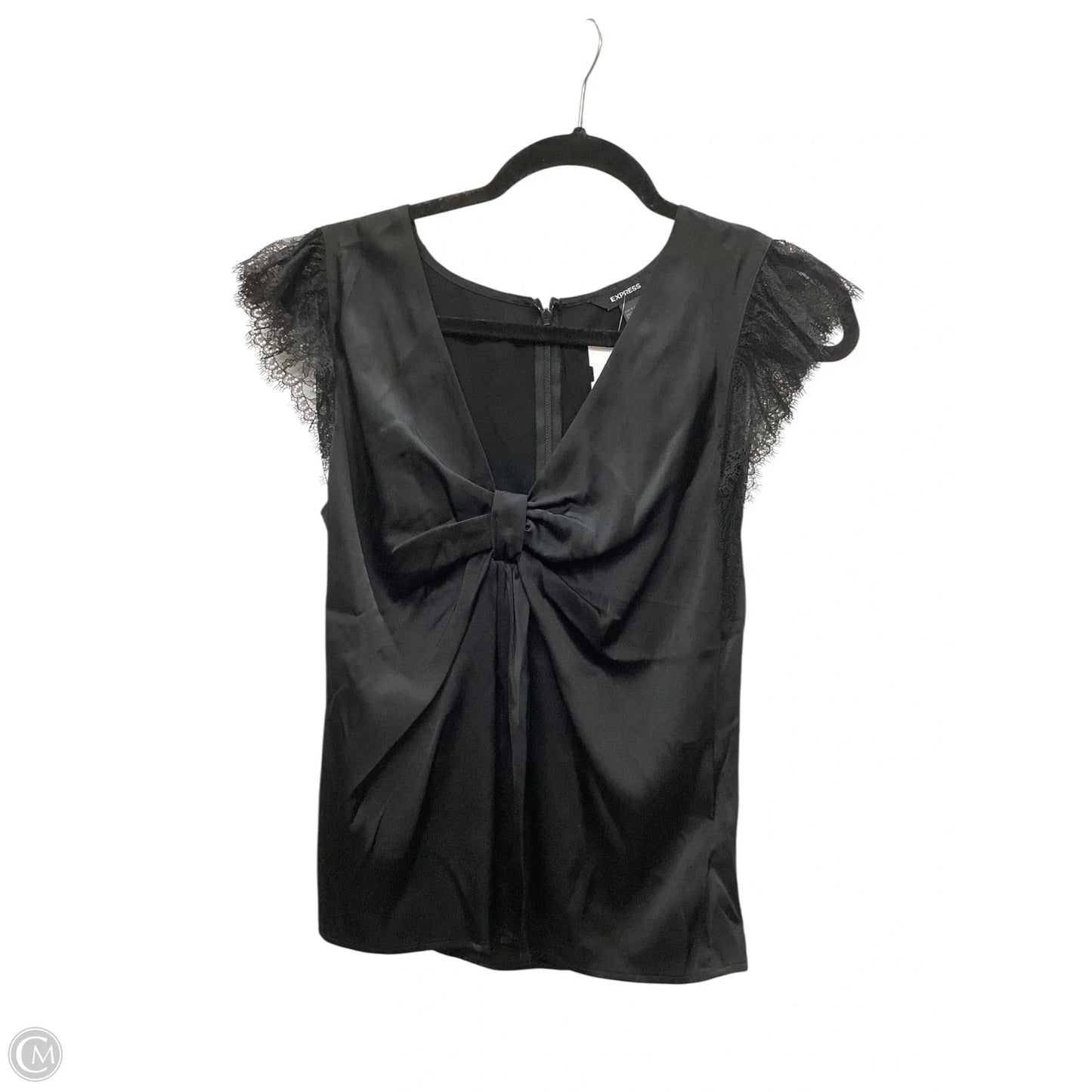 Top Sleeveless By Express In Black, Size: M