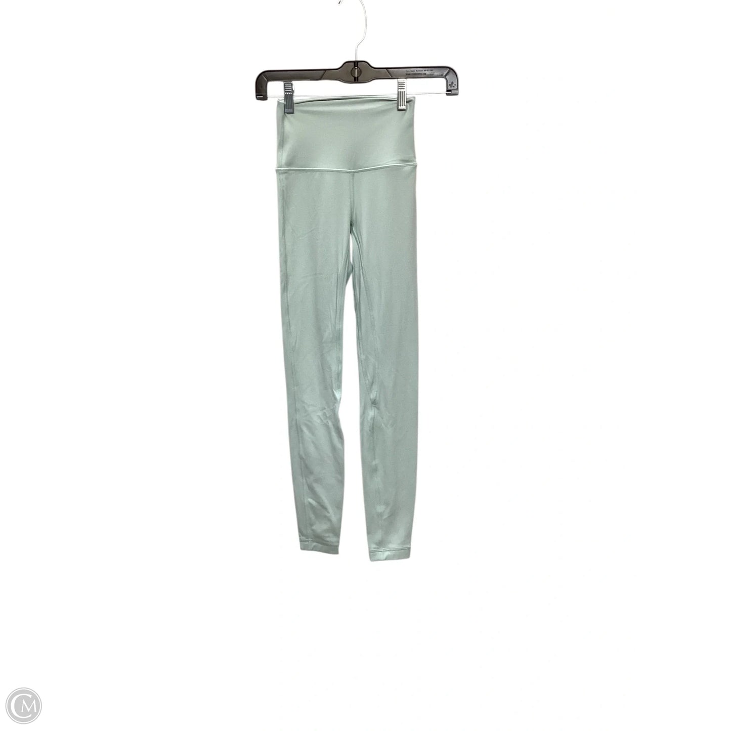 Athletic Leggings By Lululemon In Green, Size: 0