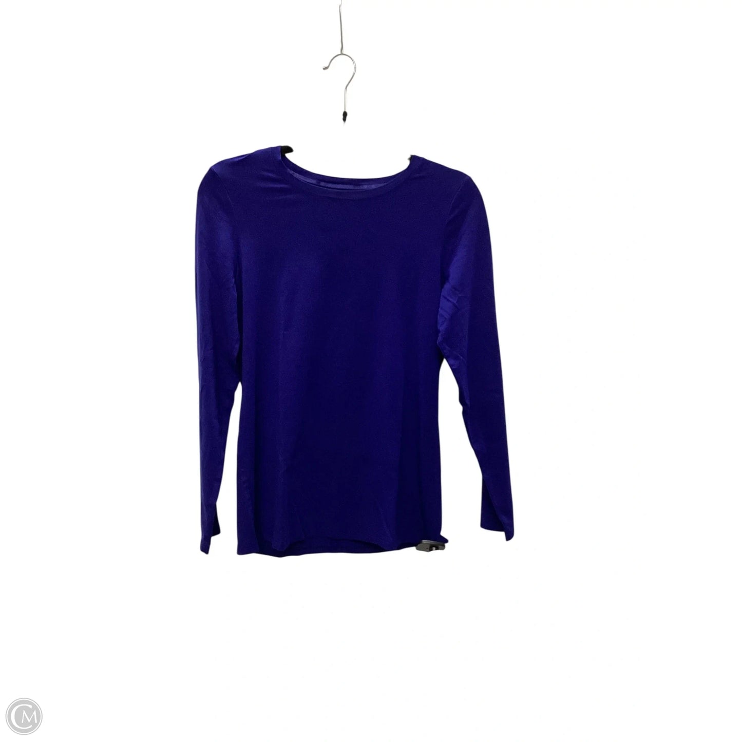 Top Long Sleeve Basic By Chicos In Blue, Size: S