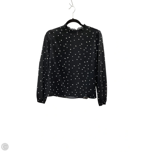 Top Long Sleeve By Shein In Black, Size: S