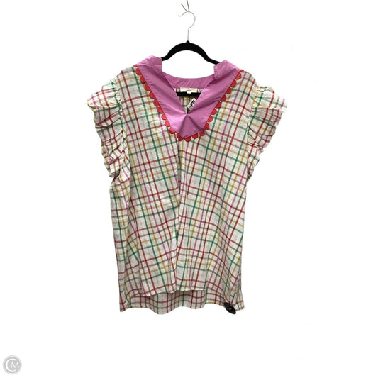 Dress Casual Short By Entro In Plaid Pattern, Size: 2x