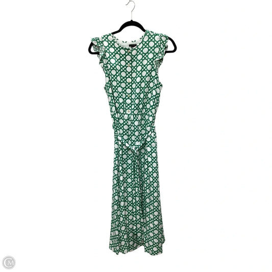 Dress Casual Maxi By Ann Taylor In Green, Size: M