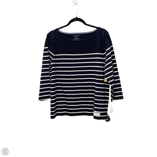 Top Long Sleeve By Talbots In Blue, Size: Xlp