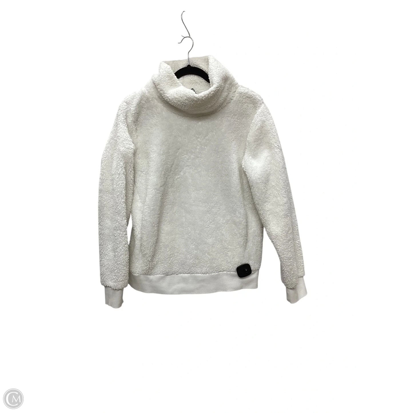 Top Long Sleeve By Clothes Mentor In White, Size: M