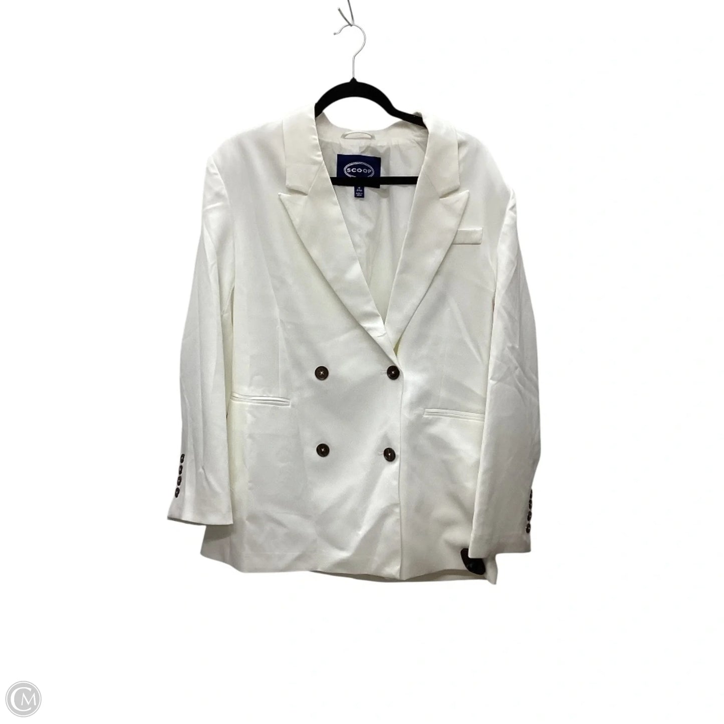 Blazer By Scoop In White, Size: M