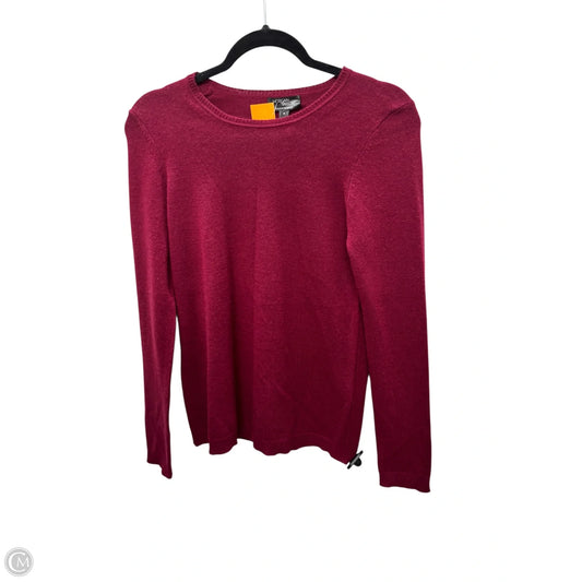 Top Long Sleeve Basic By Morgan Taylor In Purple, Size: S