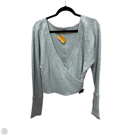 Top Long Sleeve By We The Free In Blue, Size: L