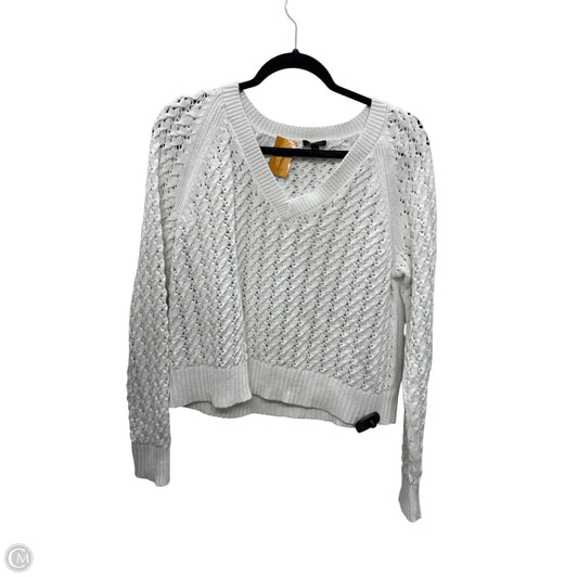 Sweater By Talbots In White, Size: Lp