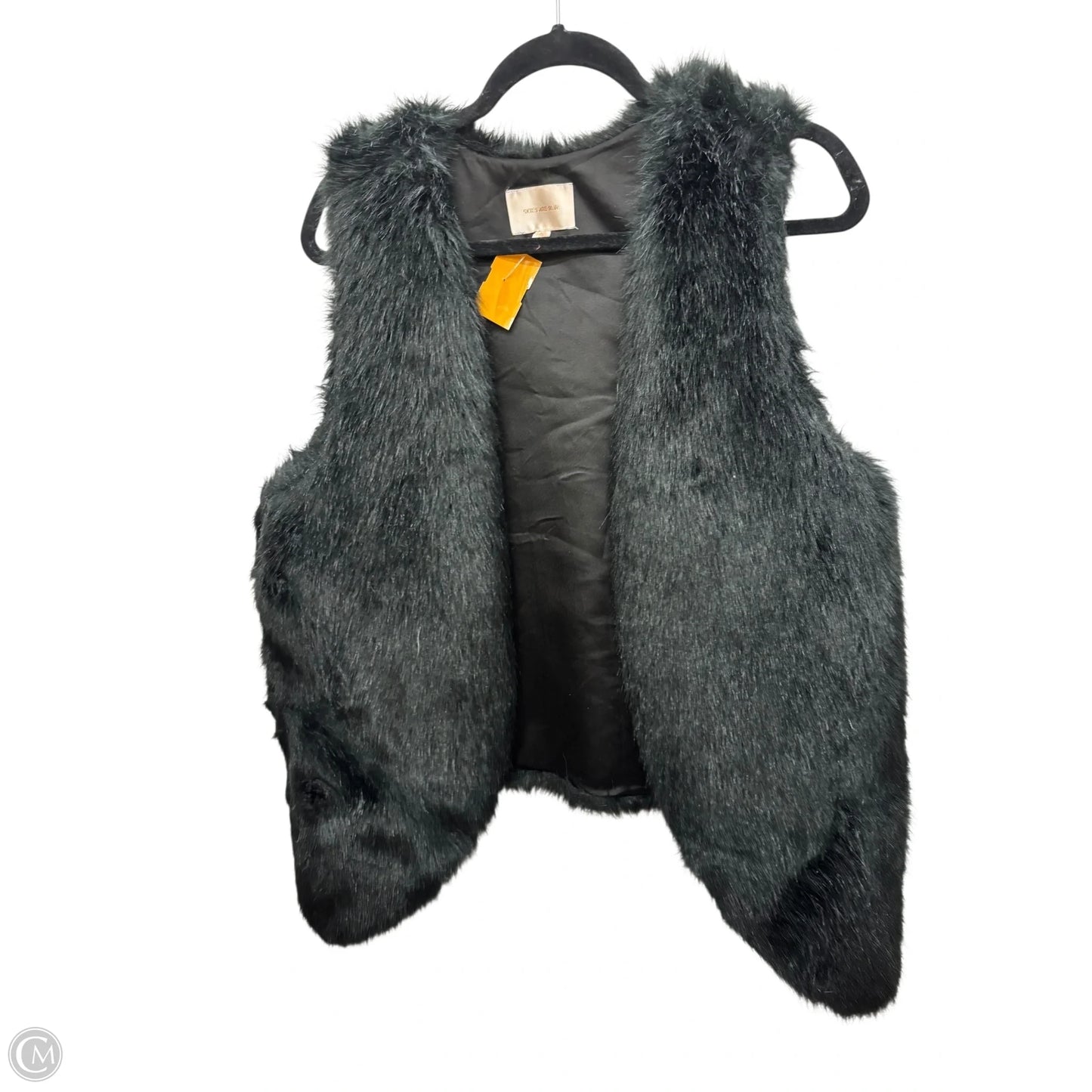 Vest Faux Fur & Sherpa By Skies Are Blue In Black, Size: M