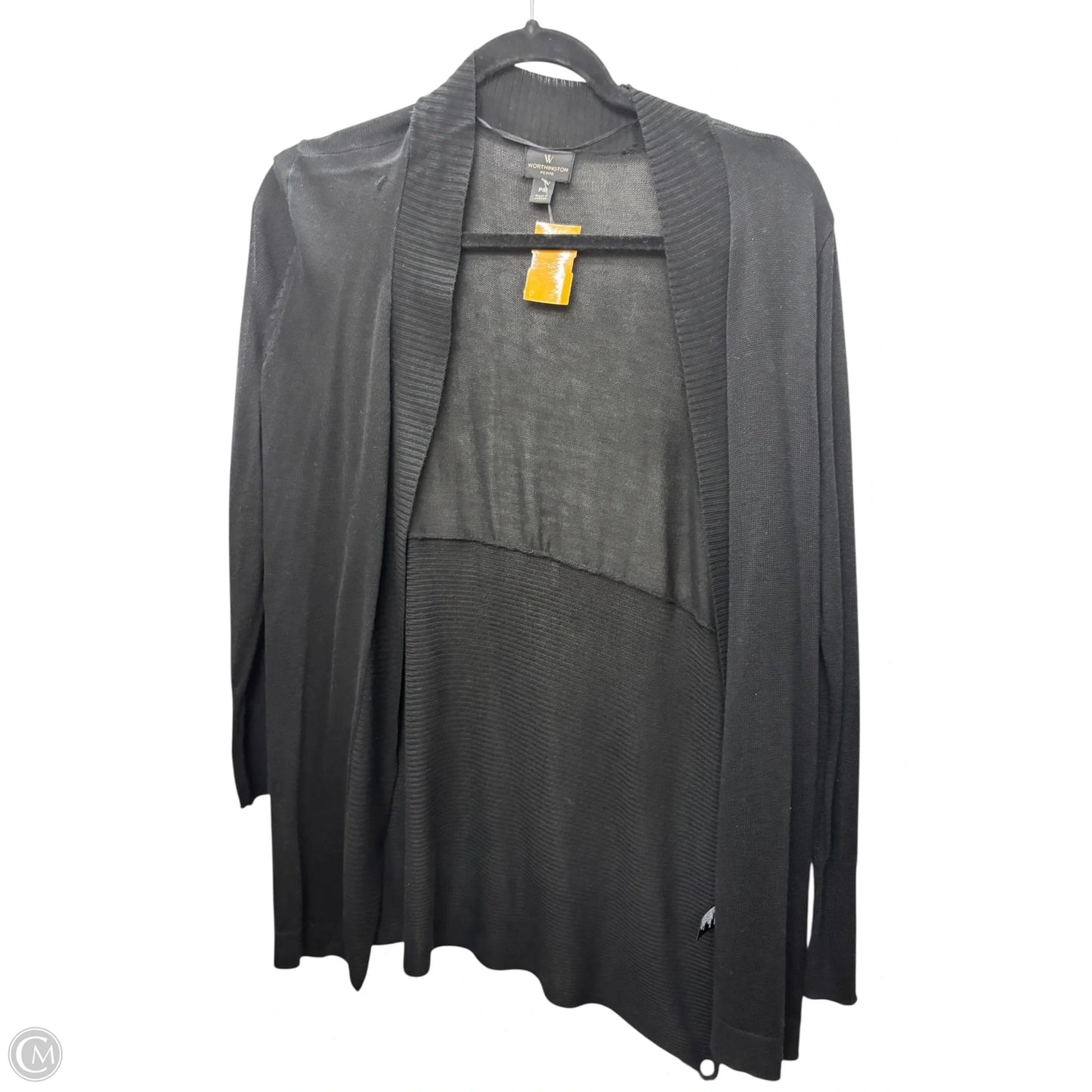 Cardigan By Worthington In Black, Size: Mp