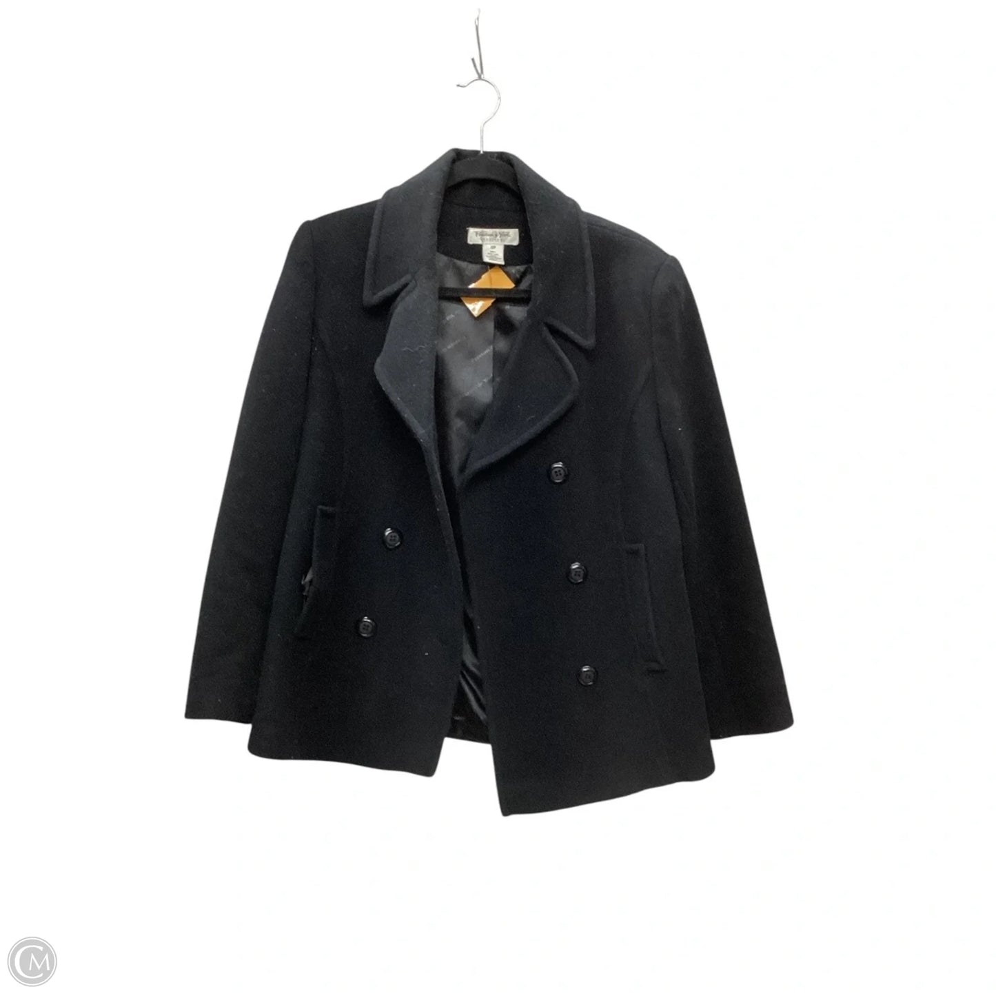 Coat Peacoat By Preston And New York In Black, Size: Lp
