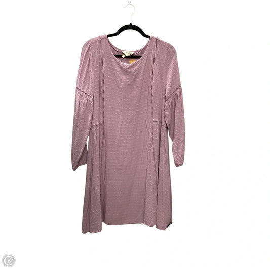 Dress Casual Midi By Matilda Jane In Pink, Size: L