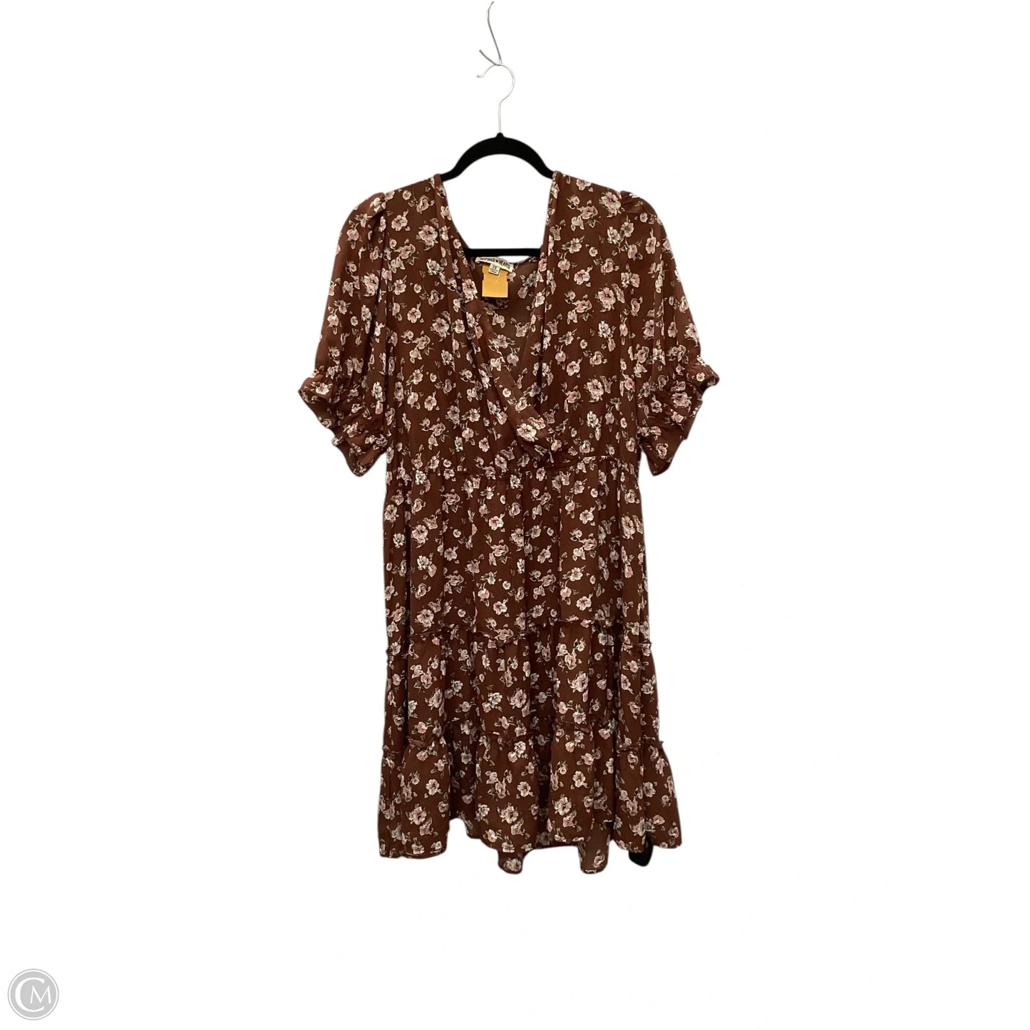 Dress Casual Short By Inspired Hearts In Brown, Size: 2x