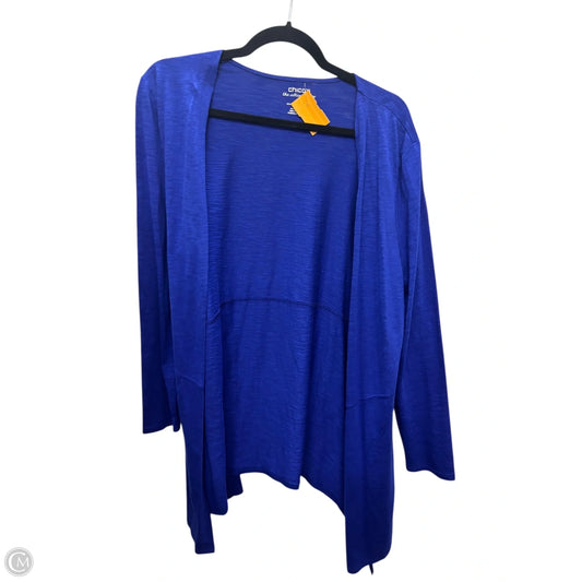 Cardigan By Chicos In Blue, Size: M