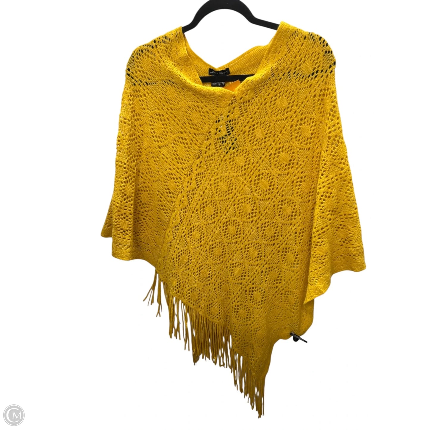 Shawl By Clothes Mentor In Yellow, Size: Osfm