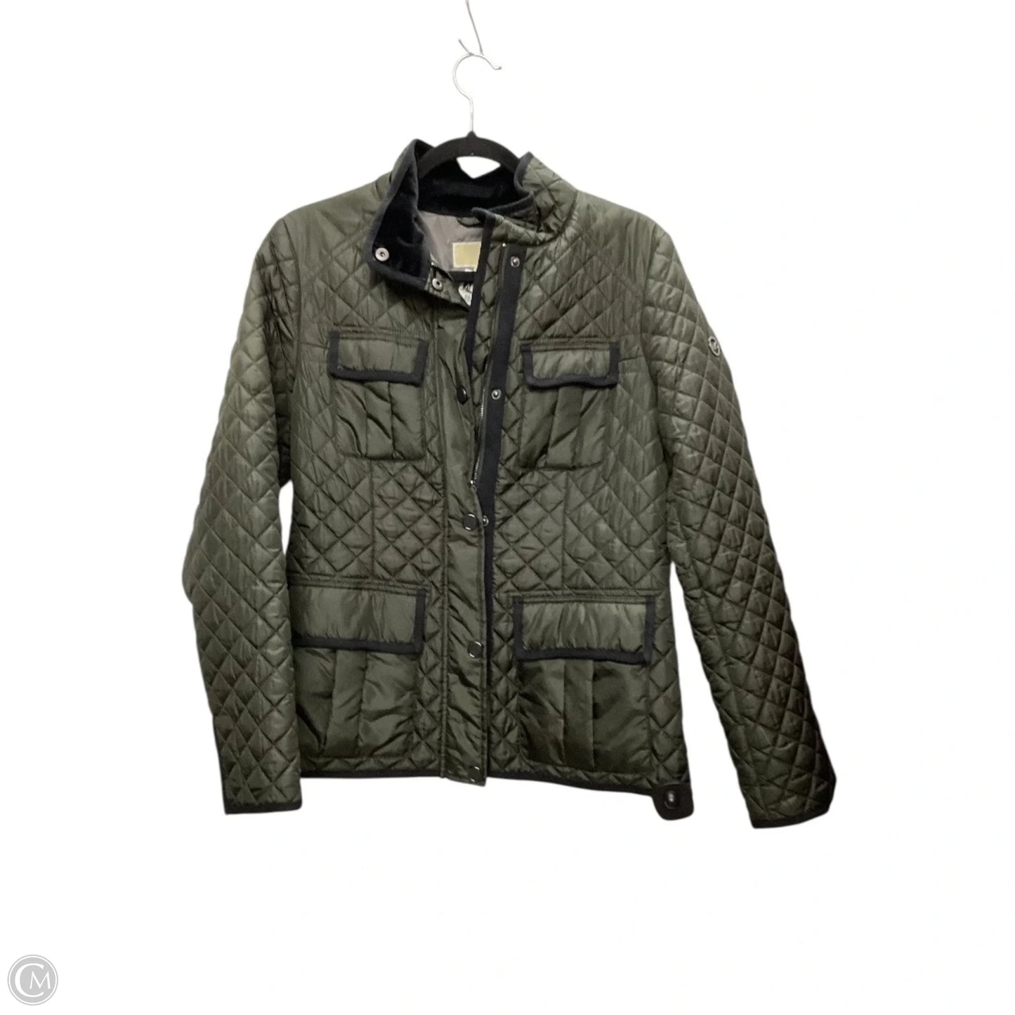 Jacket Puffer & Quilted By Michael By Michael Kors In Green, Size: S