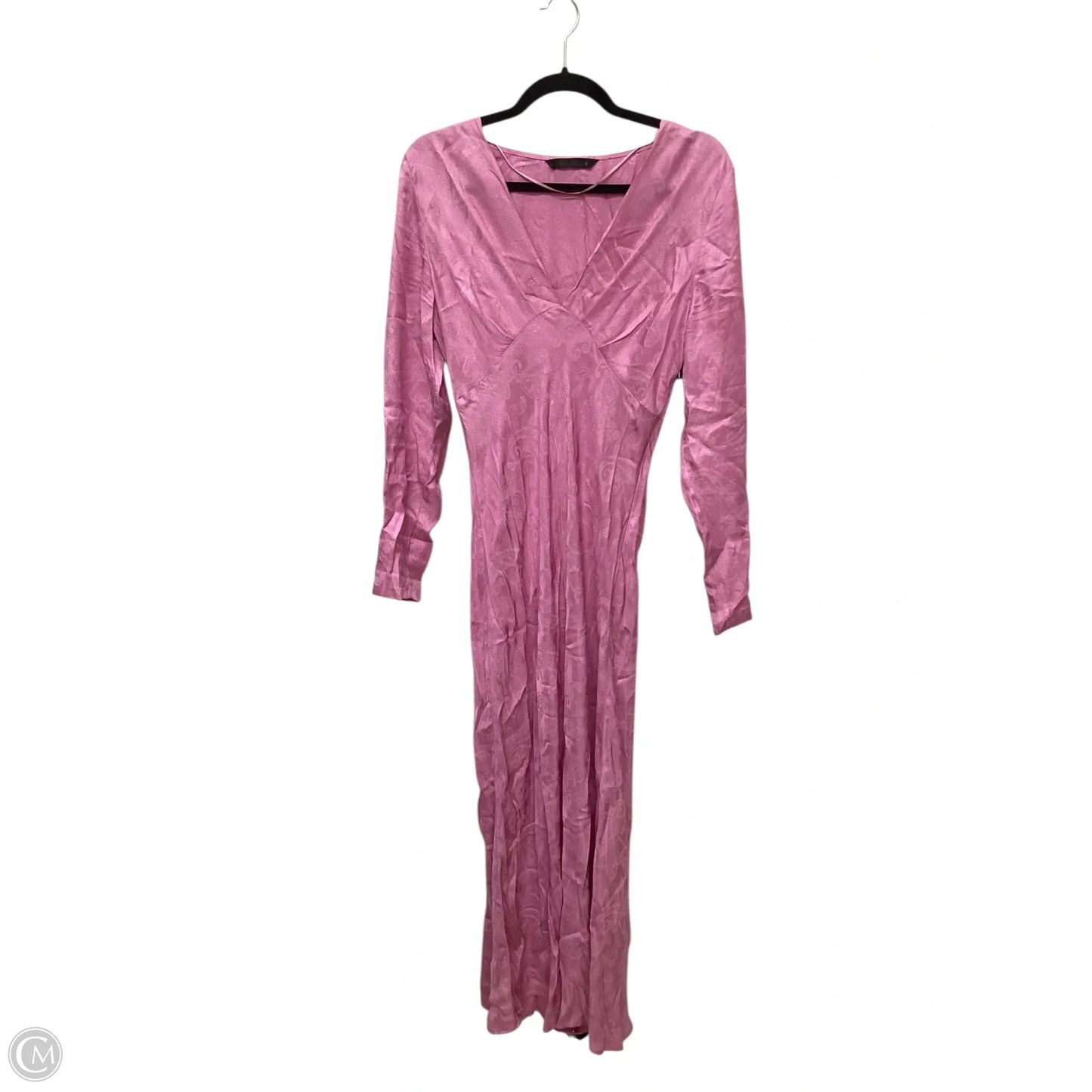 Dress Casual Maxi By Zara In Pink, Size: L