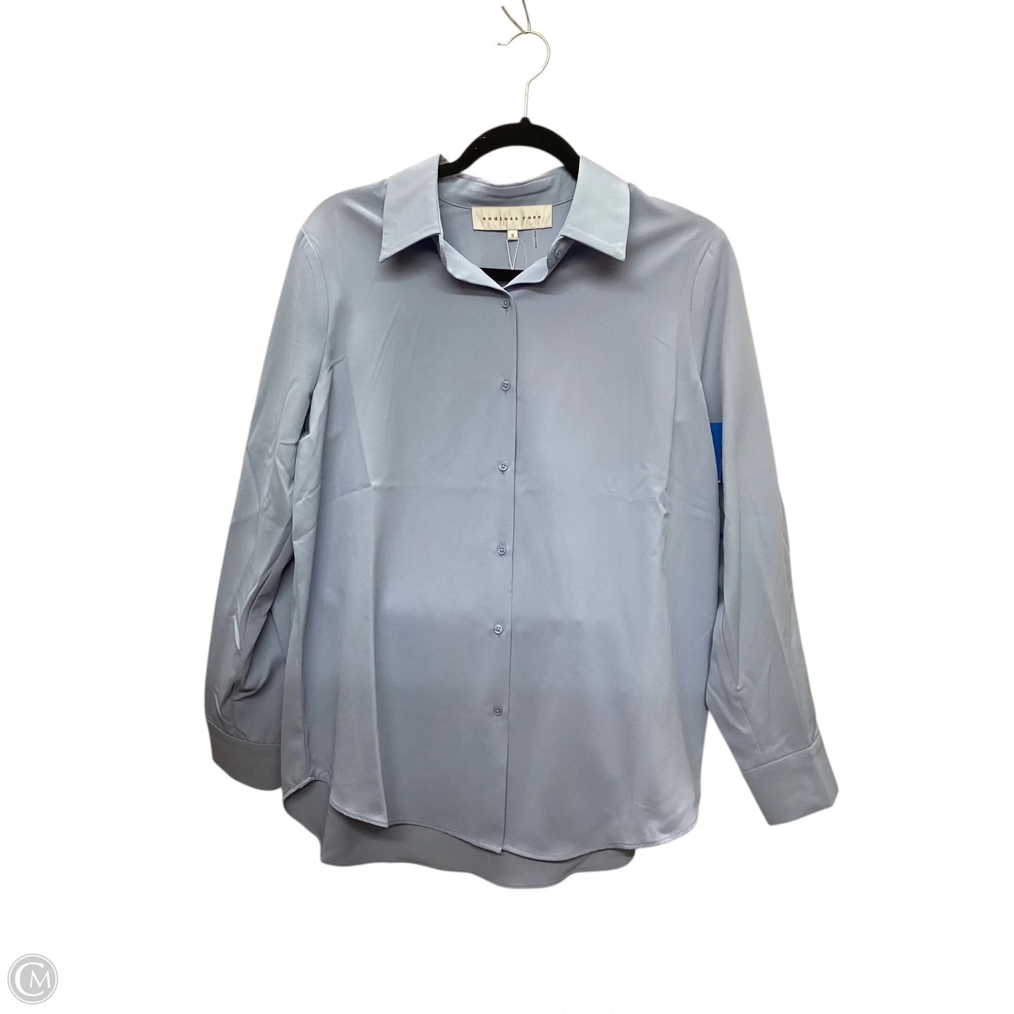 Blouse Long Sleeve By Endless Rose In Blue, Size: S