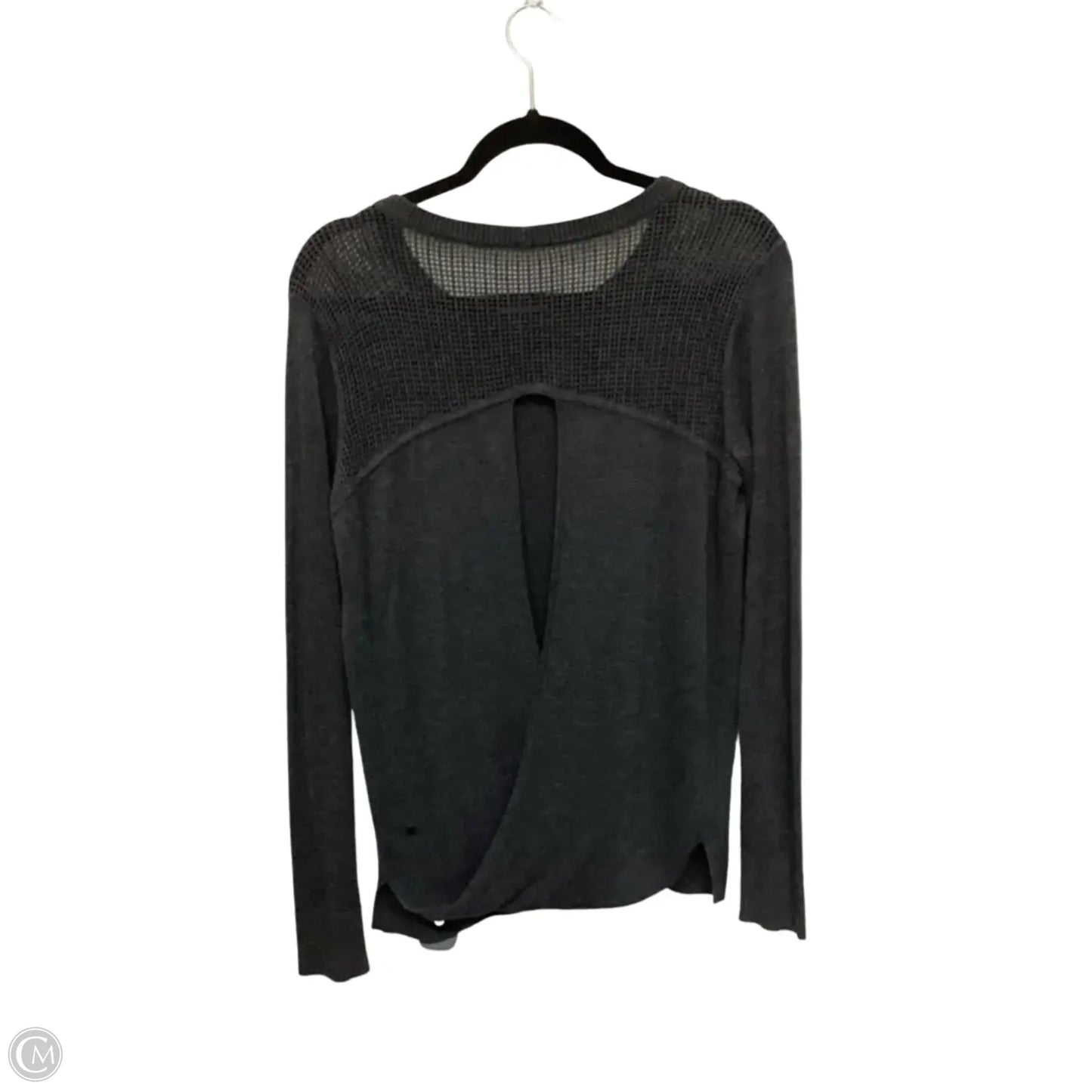 Top Long Sleeve By Lululemon In Grey, Size: S