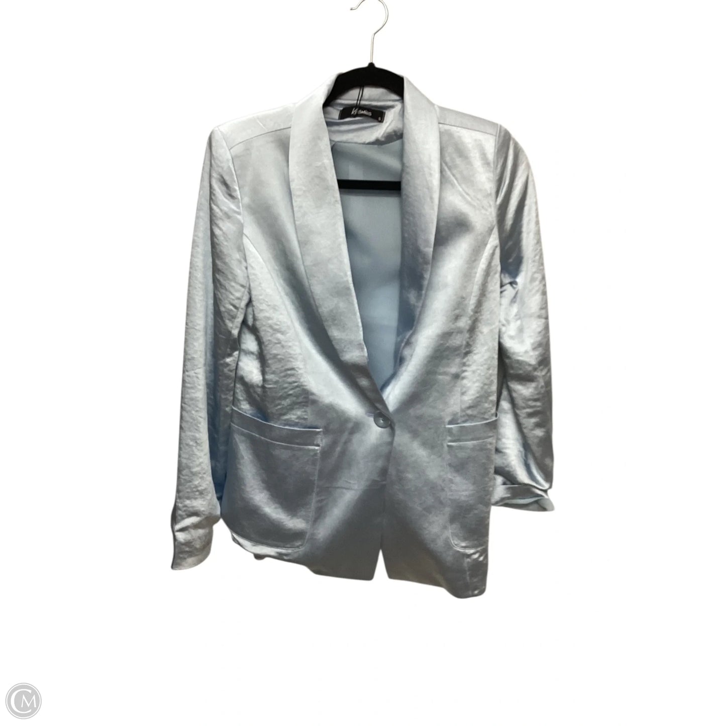 Blazer By Clothes Mentor In Blue, Size: S