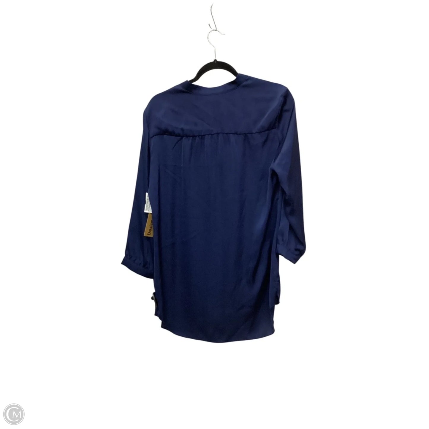 Blouse Long Sleeve By Amanda Uprichard In Blue, Size: M
