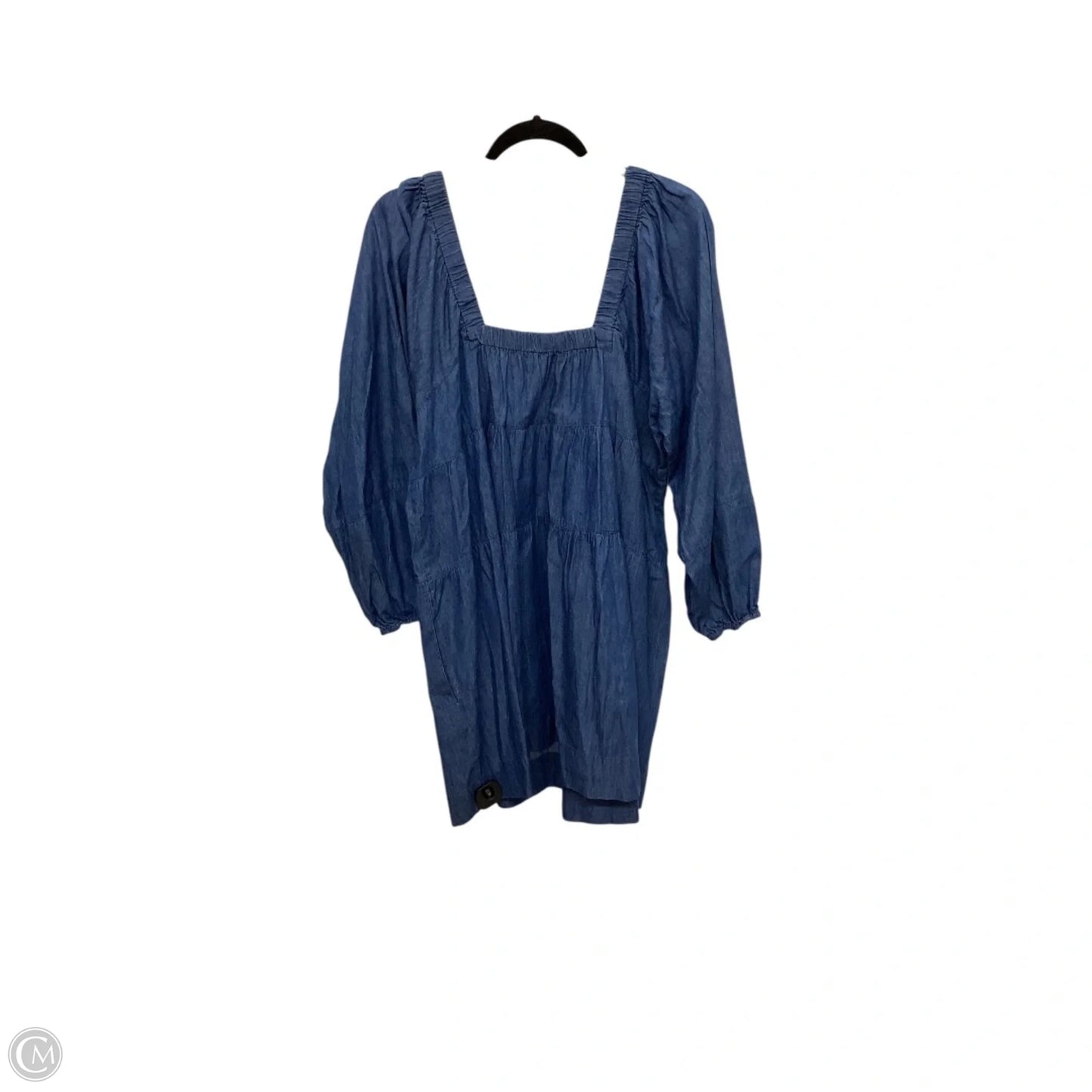 Dress Casual Short By Luxology In Blue Denim, Size: Xl
