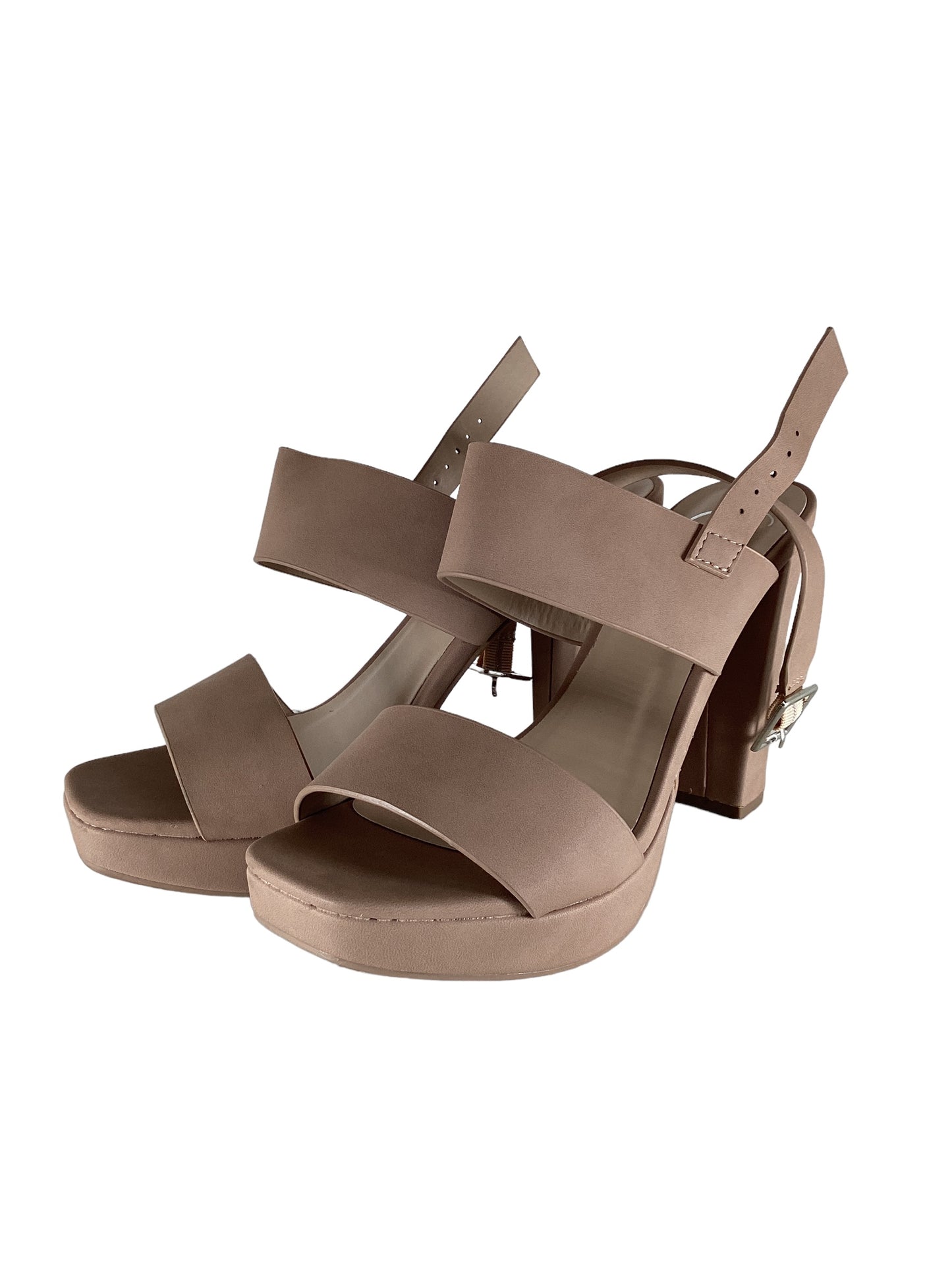 Sandals Heels Block By Delicious Size: 7.5