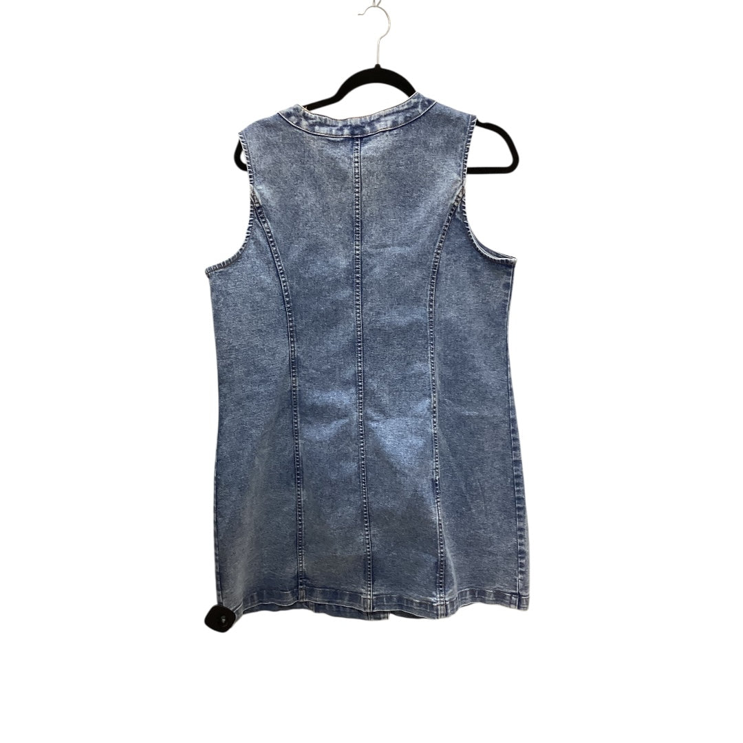 Dress Designer by Frye in Blue Denim, Size L