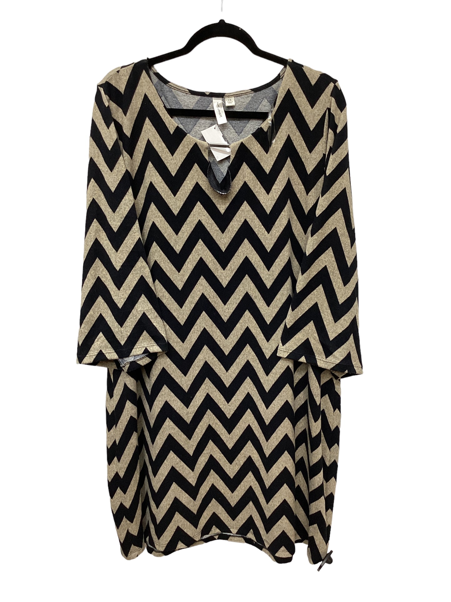 Dress Casual Midi By Tacera Size: 3x