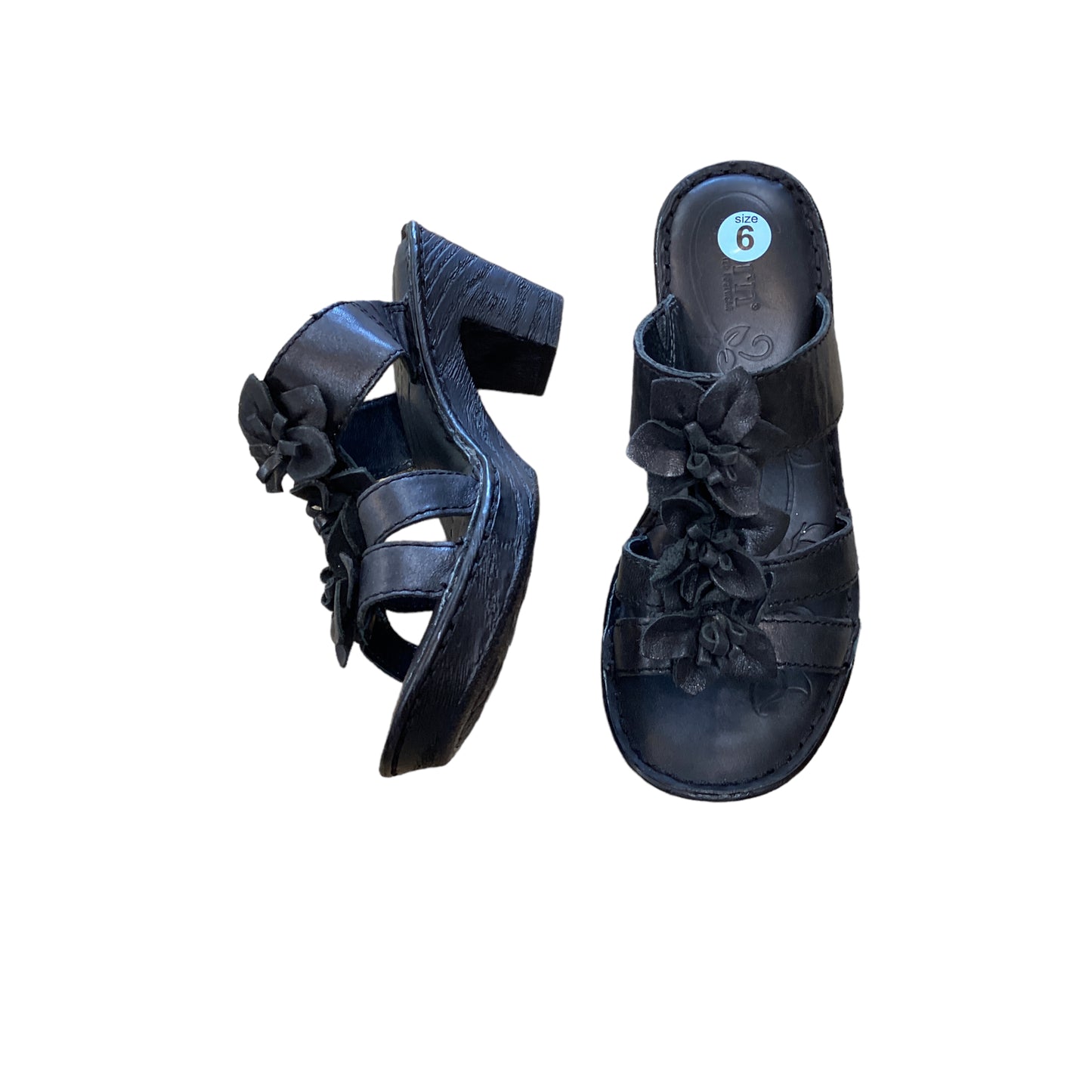 Sandals Heels Block By Born Size: 6