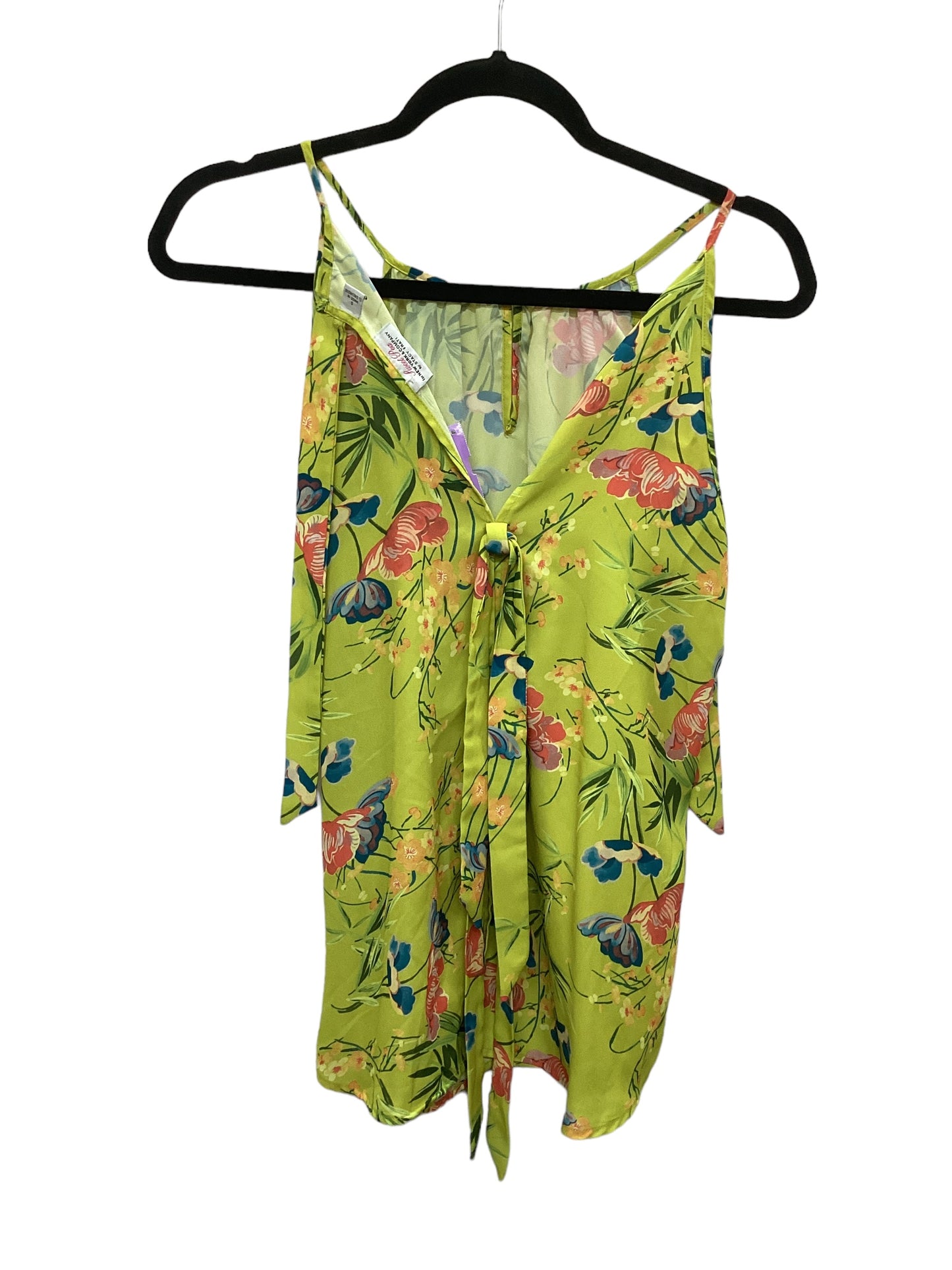 Green Top Sleeveless Sweet Pea, Size S