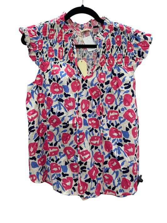 Blue & Pink Top Sleeveless Jodifl, Size M