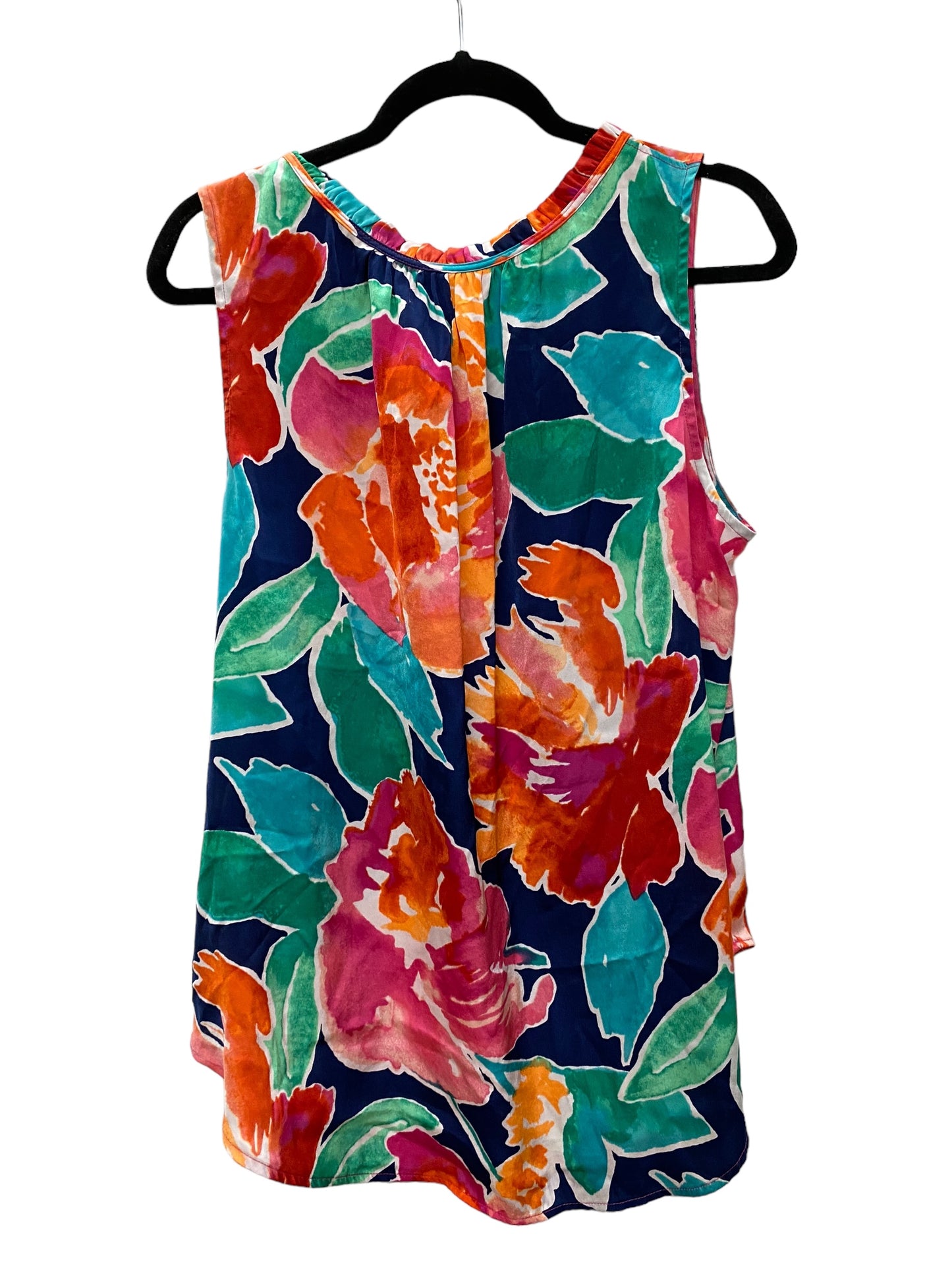 Top Sleeveless By Liz Claiborne In Multi-colored, Size: Xl