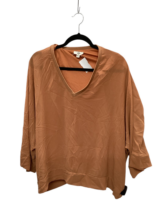 Top Short Sleeve By Entro In Orange, Size: S