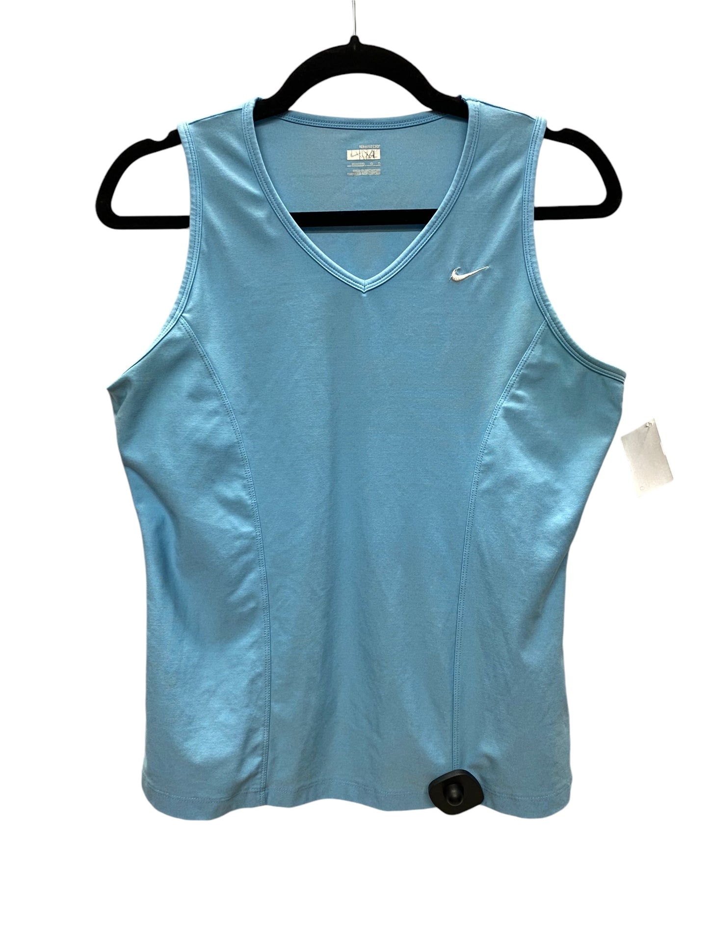 Athletic Tank Top By Nike Apparel In Blue, Size: L