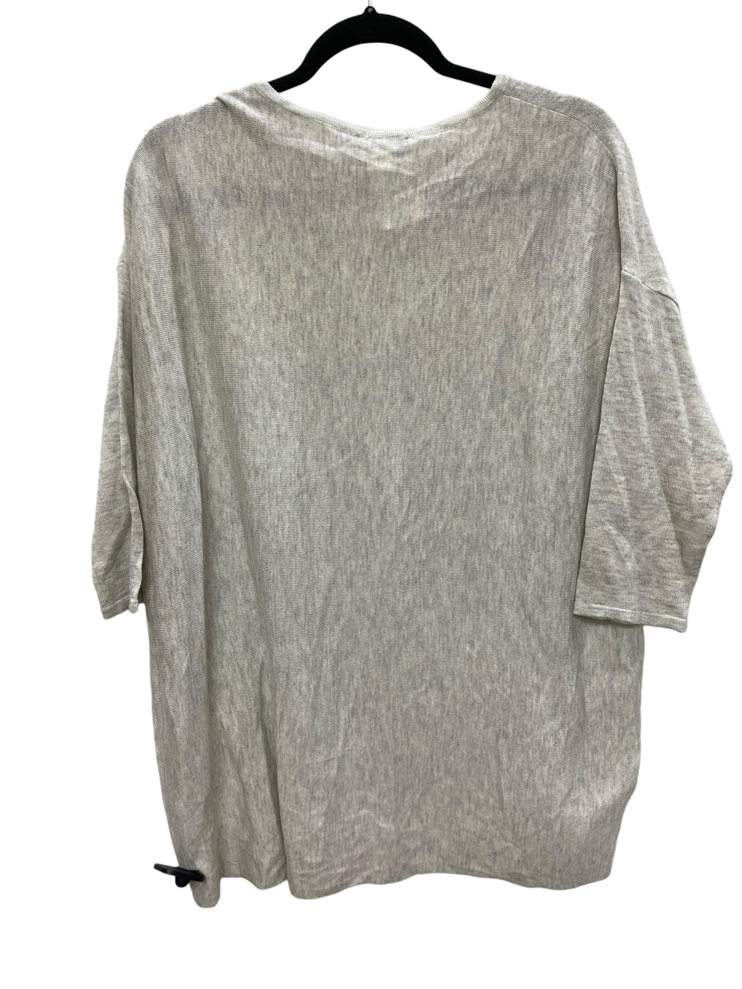 Top Short Sleeve By Kerisma In Grey, Size: S