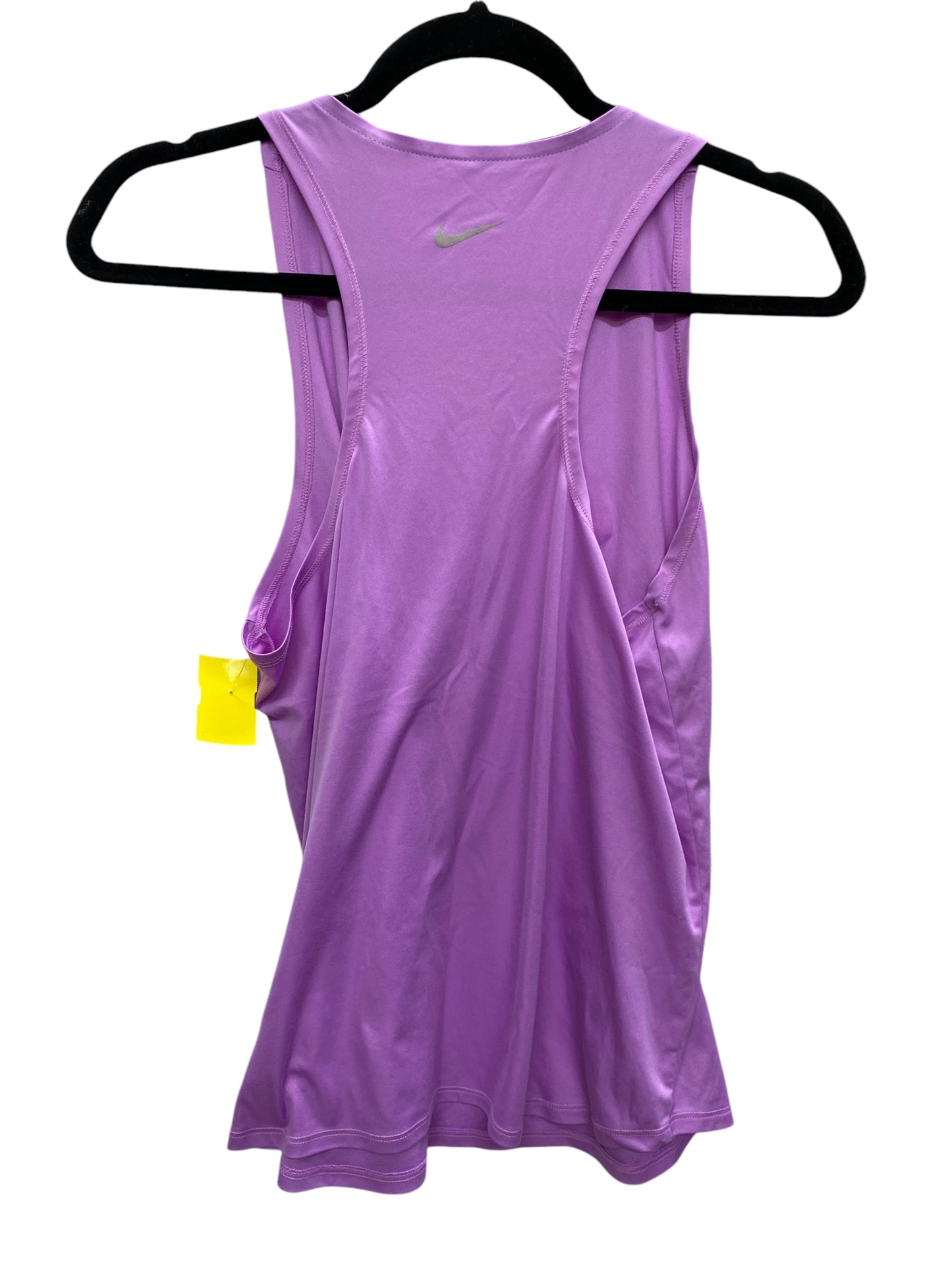 Athletic Tank Top By Nike Apparel In Purple, Size: M