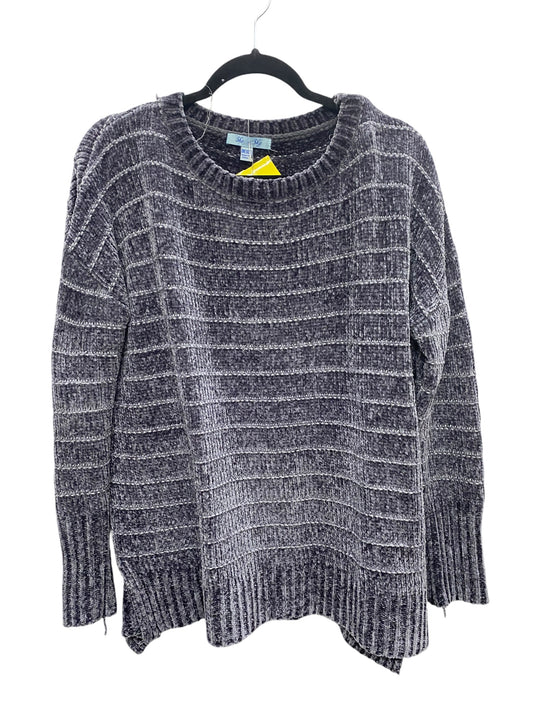 Sweater By She + Sky In Grey & Silver, Size: Osfm