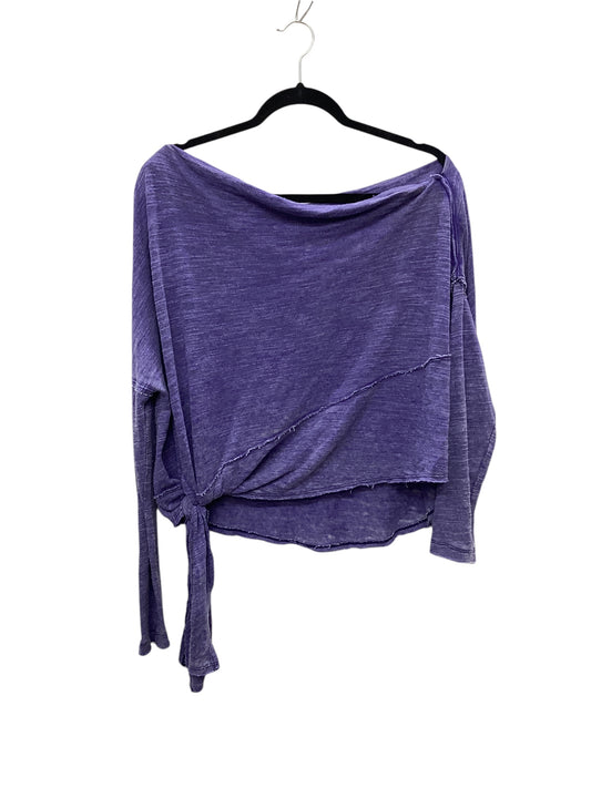 Top Long Sleeve By We The Free In Purple, Size: M