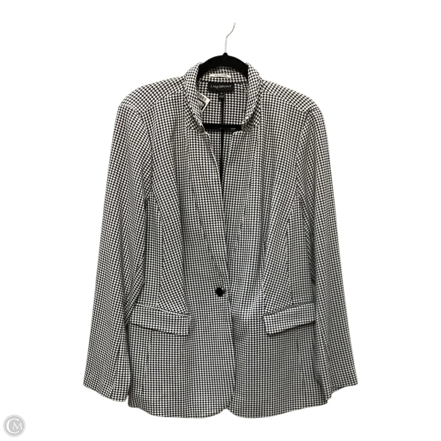 Blazer By Lane Bryant In Black & White, Size: 18